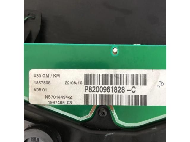 bontott RENAULT TRAFIC Kilométeróra