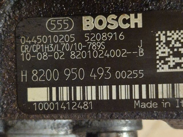 bontott RENAULT TRAFIC Nagynyomású Szivattyú