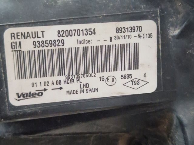 bontott RENAULT TRAFIC Bal Fényszóró