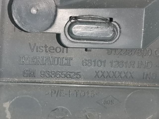 bontott RENAULT TRAFIC Kilométeróra Keret