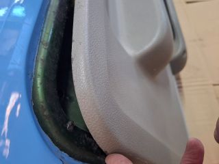 bontott RENAULT TWINGO I Bal első Ajtó (Részeivel)