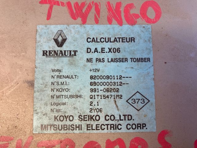 bontott RENAULT TWINGO I Kormánymű Elektronika