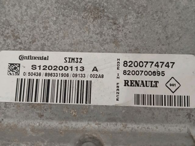 bontott RENAULT TWINGO II Motorvezérlő