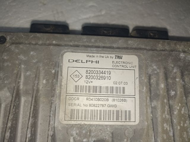 bontott RENAULT TWINGO II Motorvezérlő