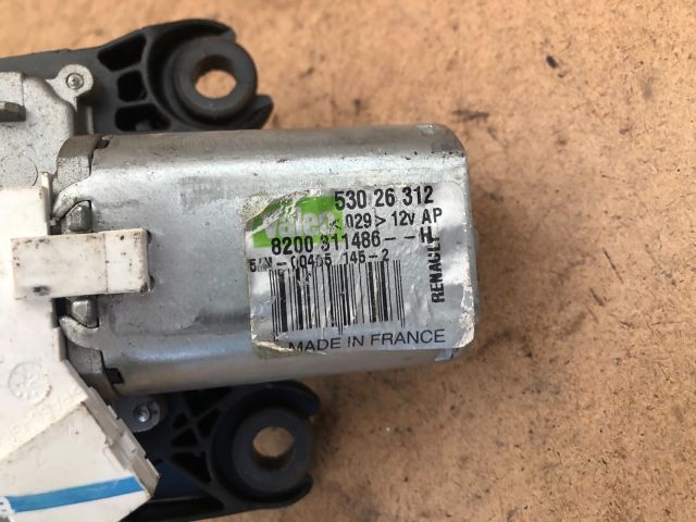 bontott RENAULT TWINGO II Hátsó Ablaktörlő Motor