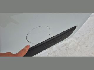 bontott RENAULT TWINGO III Bal hátsó Ajtó (Üres lemez)