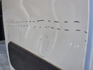 bontott RENAULT TWINGO III Jobb hátsó Ajtó (Üres lemez)