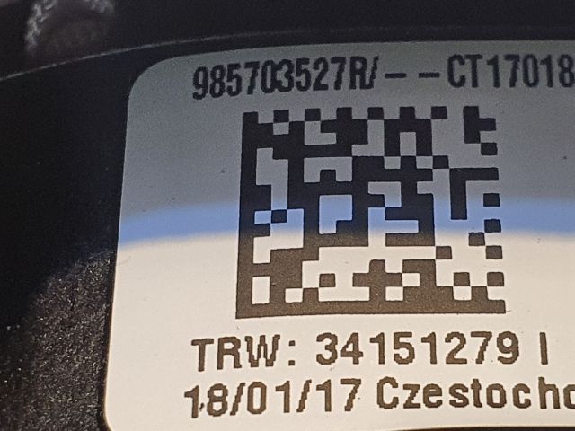 bontott RENAULT TWINGO III Kormánylégzsák