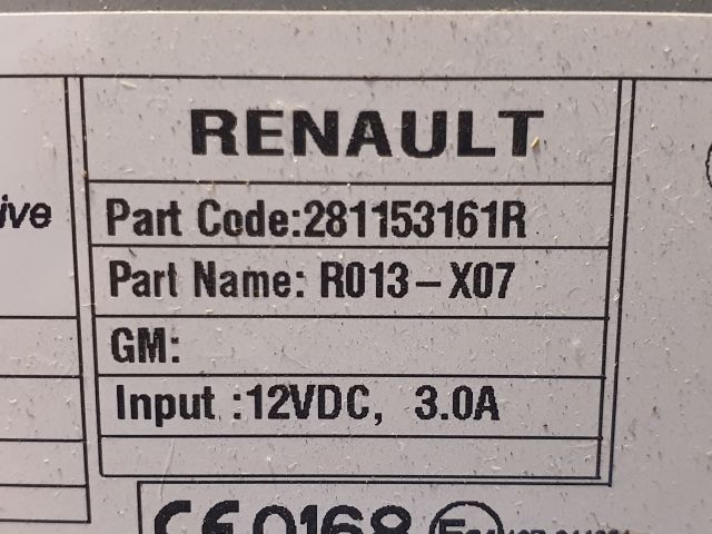 bontott RENAULT TWINGO III Rádió / CD