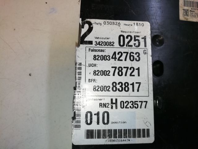 bontott RENAULT VEL SATIS Biztosítéktábla Doboz