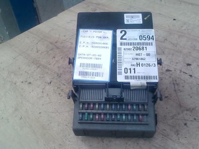 bontott RENAULT VEL SATIS Biztosítéktábla Utastér