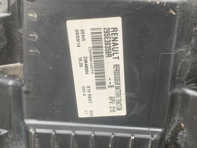 bontott RENAULT ZOE Akkumulátor Hűtő