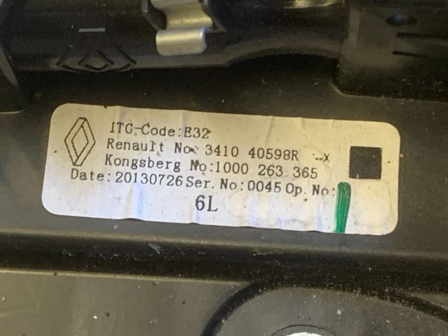 bontott RENAULT ZOE Automata Váltókar