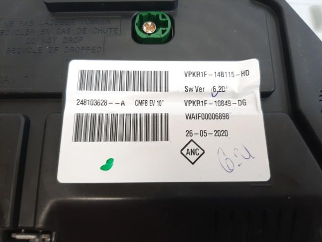 bontott RENAULT ZOE Kilométeróra