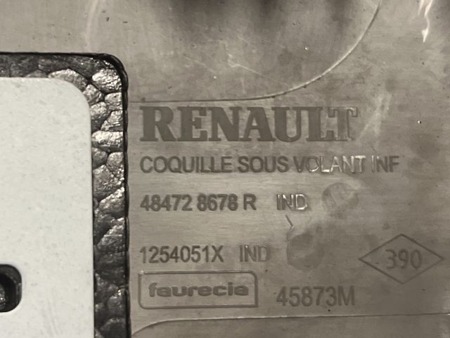 bontott RENAULT ZOE Alsó Kormányoszlop Burkolat