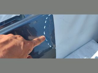 bontott RENAULT ZOE Bal első Ajtó (Üres lemez)