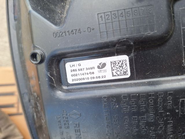 bontott RENAULT ZOE Bal Hátsó Lámpa