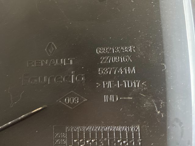 bontott RENAULT ZOE Bal Műszerfal Oldalkárpit