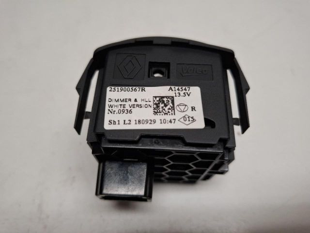 bontott RENAULT ZOE Fényszórómagasság Állító Kapcsoló