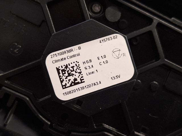 bontott RENAULT ZOE Fűtéskapcsoló (digit klímás)