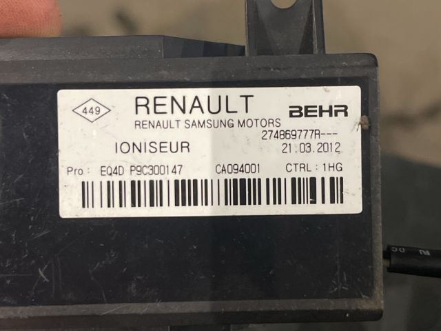 bontott RENAULT ZOE Hűtőventilátor Elektronika