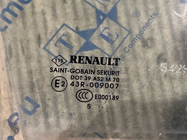 bontott RENAULT ZOE Jobb első Ablak