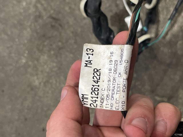 bontott RENAULT ZOE Jobb első Ajtó Kábelköteg