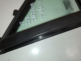 bontott RENAULT ZOE Jobb első Fixüveg (Ajtóban)