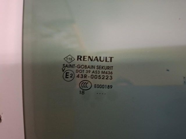 bontott RENAULT ZOE Jobb hátsó Ablak