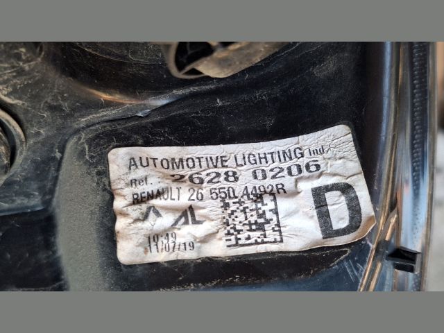 bontott RENAULT ZOE Jobb Hátsó Lámpa