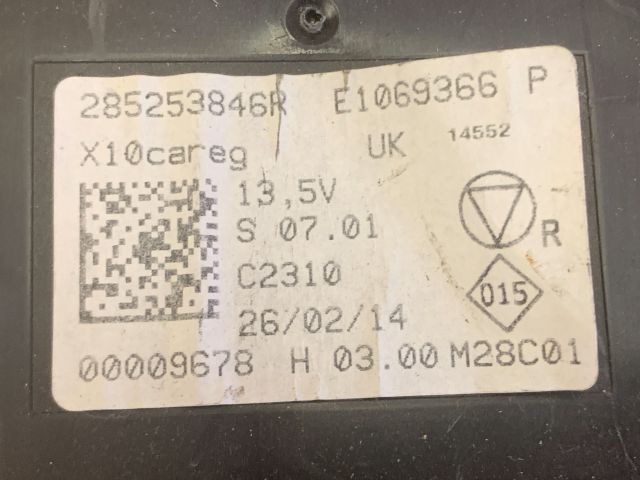 bontott RENAULT ZOE Komfort Elektronika