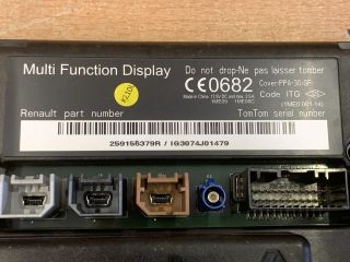 bontott RENAULT ZOE Multifunkciós Kijelző