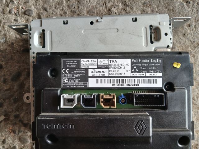 bontott RENAULT ZOE Navigációs Fejegység