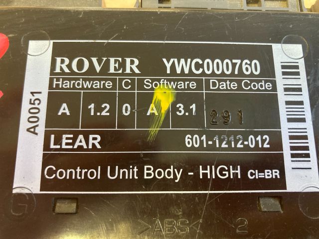 bontott ROVER 75 Komfort Elektronika