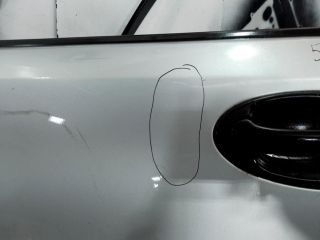 bontott SAAB 9-3 Bal első Ajtó (Üres lemez)