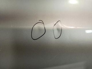 bontott SAAB 9-3 Bal hátsó Ajtó (Üres lemez)