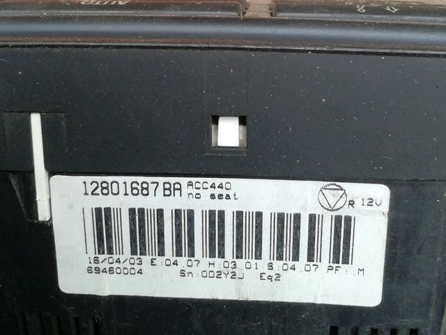 bontott SAAB 9-3 Fűtéskapcsoló (digit klímás)