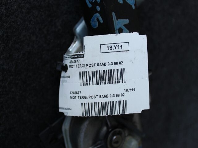 bontott SAAB 9-3 Hátsó Ablaktörlő Motor