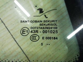 bontott SAAB 9-3 Jobb C Oszlop Oldalablak Üveg