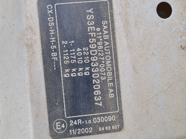 bontott SAAB 9-5 Komplett Motor (Segédberendezésekkel)