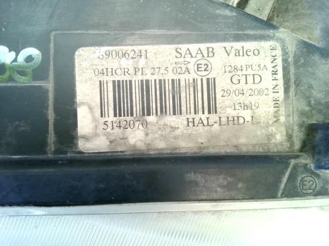 bontott SAAB 9-5 Bal Fényszóró