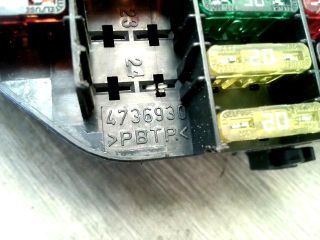 bontott SAAB 9-5 Biztosítéktábla Utastér