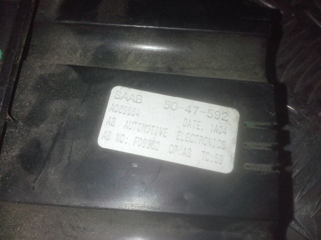 bontott SAAB 9-5 Fűtéskapcsoló