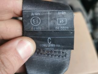 bontott SAAB 9-5 Hátsó középső Biztonsági Öv