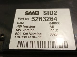 bontott SAAB 9-5 Multifunkciós Kijelző