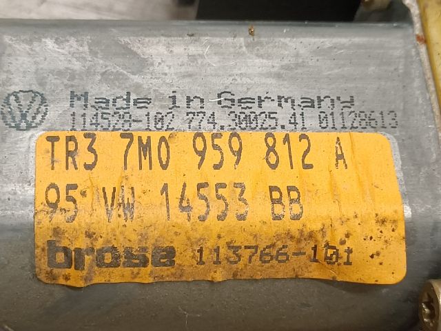 bontott SEAT ALHAMBRA Jobb hátsó Ablakemelő Szerkezet (Elektromos)