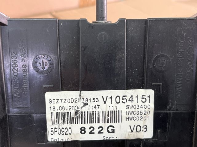 bontott SEAT ALTEA Kilométeróra