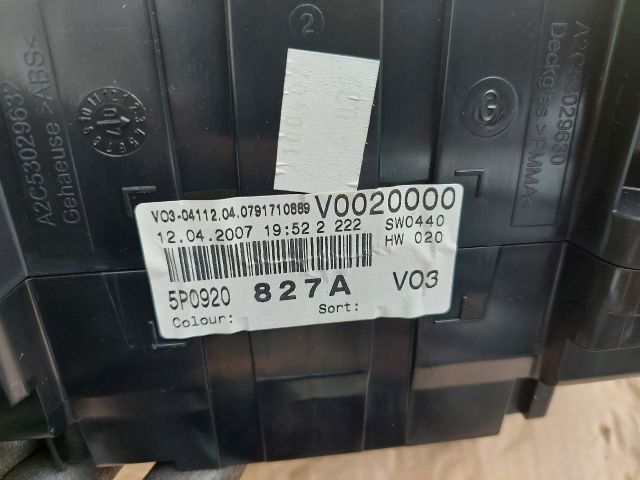 bontott SEAT ALTEA Kilométeróra