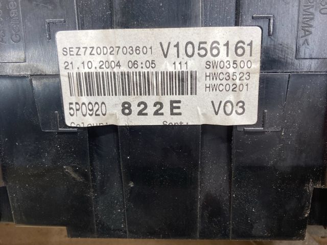 bontott SEAT ALTEA Kilométeróra