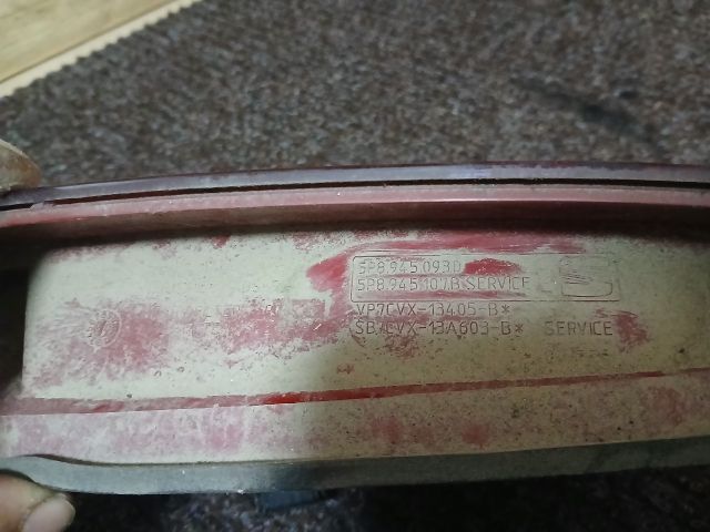 bontott SEAT ALTEA Bal Belső Hátsó Lámpa